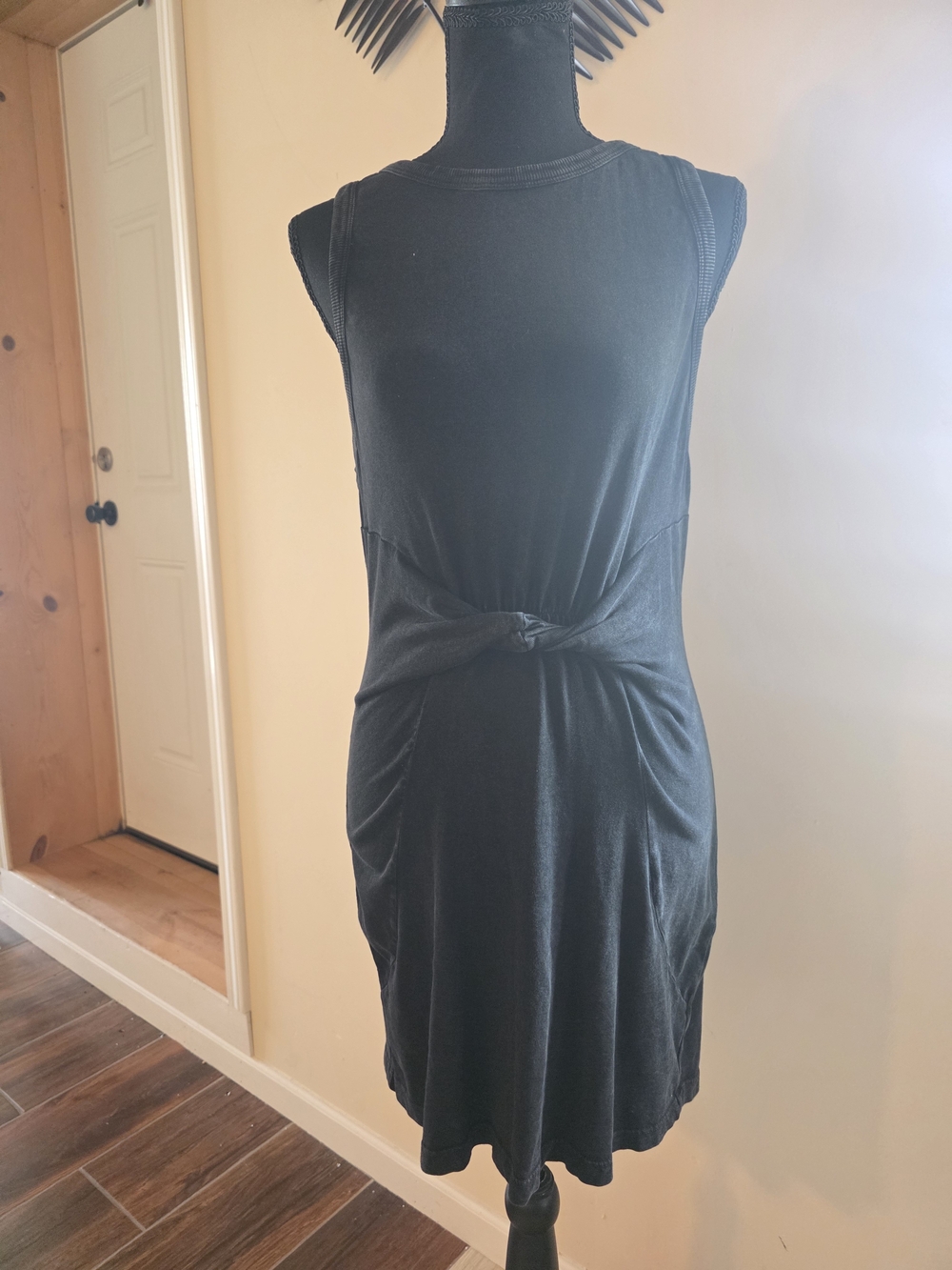L*Space Sleeveless Knot-Front Black Dress (Size M)